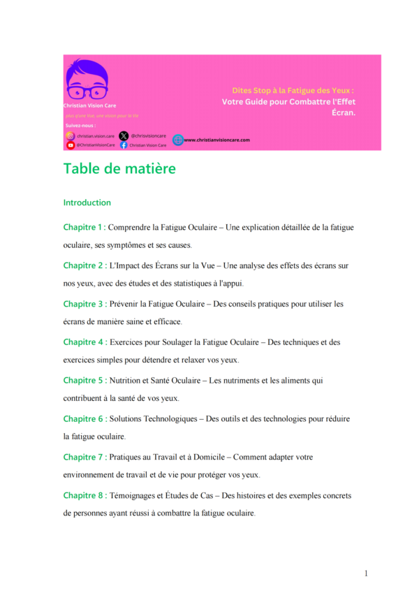 Dites Stop à la Fatigue des Yeux : Votre Guide pour Combattre l'Effet Écran – Image 2