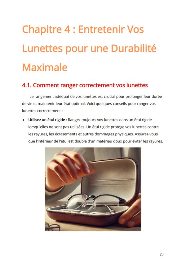 Lunettes Sans Tracas : Astuces et Conseils pour un Entretien Efficace et Durable – Image 5