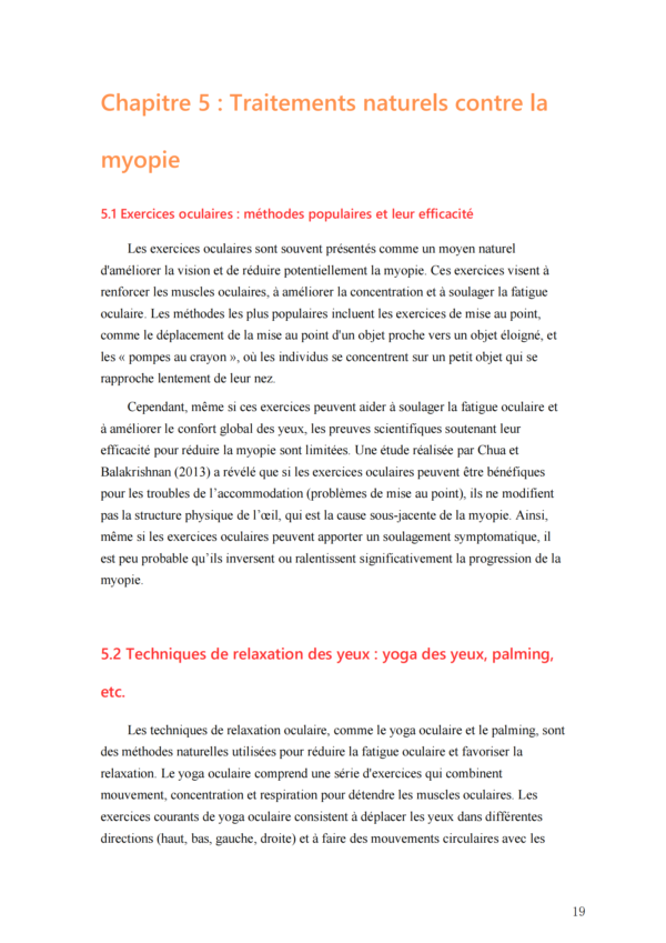 Myopie : Causes, Prévention et Traitements (traditionnel, naturels et moderne) pour une correction durable. – Image 4