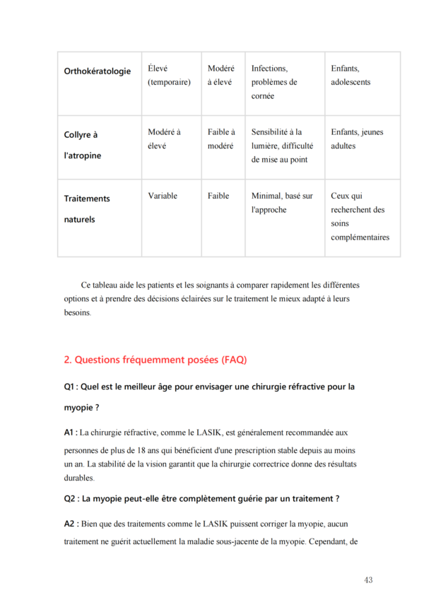 Myopie : Causes, Prévention et Traitements (traditionnel, naturels et moderne) pour une correction durable. – Image 7