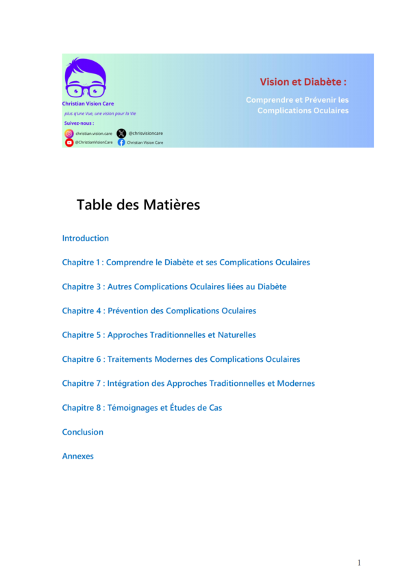 Vision et Diabète : Comprendre et Prévenir les Complications Oculaires – Image 2