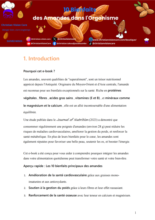 10 Bienfaits des Amandes dans l'Organisme – Image 2